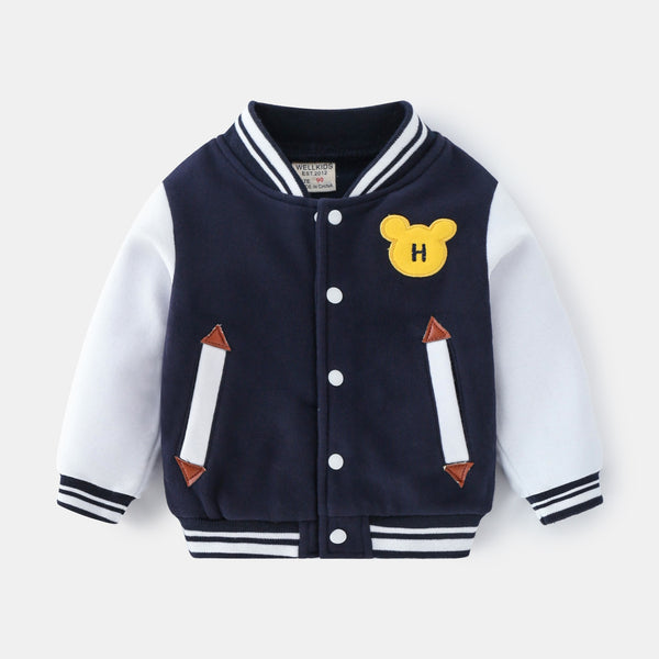 Baby boy deals baseball jacket