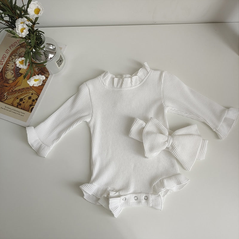 Foxy Baby Romper and Bow