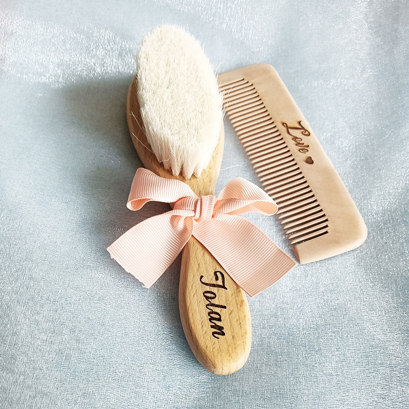 Amelia Personalised Name Brush & Comb Set