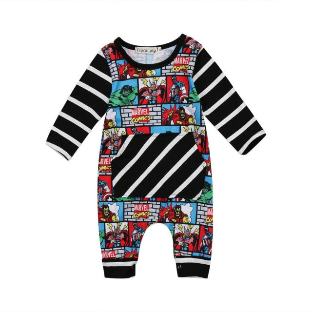 You Are My Superhero Romper