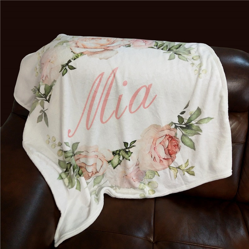 Mia's Personalised Baby Blanket