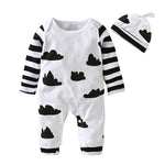 Sleeping On Clouds Romper & Hat Set