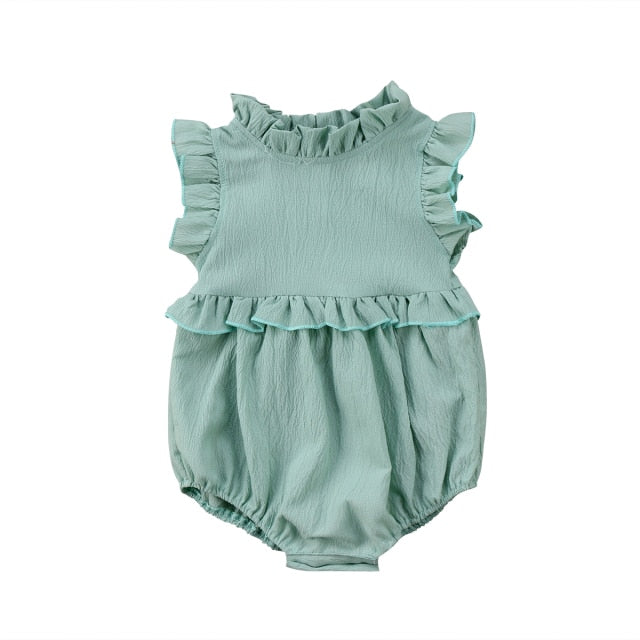 Amber Ruffle Romper