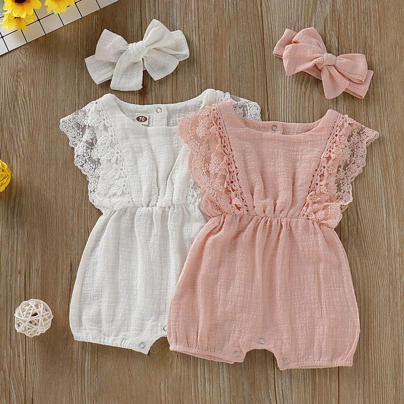 Flying Kites Romper & Bow Set